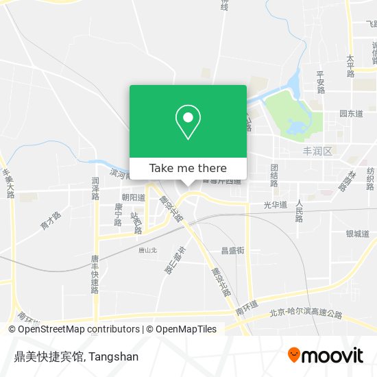 鼎美快捷宾馆 map