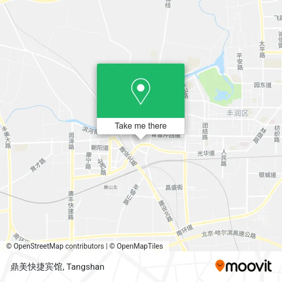 鼎美快捷宾馆 map