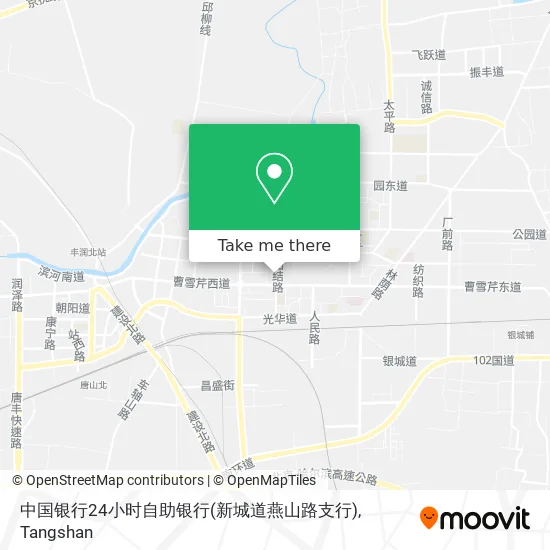 中国银行24小时自助银行(新城道燕山路支行) map