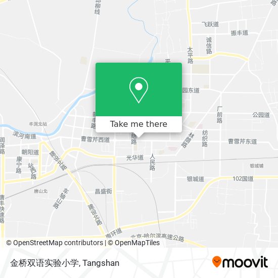 金桥双语实验小学 map