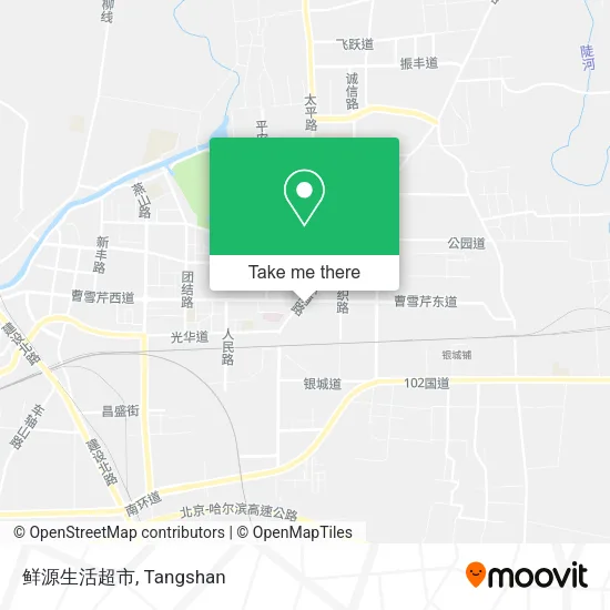 鲜源生活超市 map