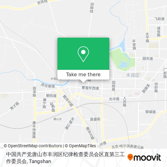 中国共产党唐山市丰润区纪律检查委员会区直第三工作委员会 map