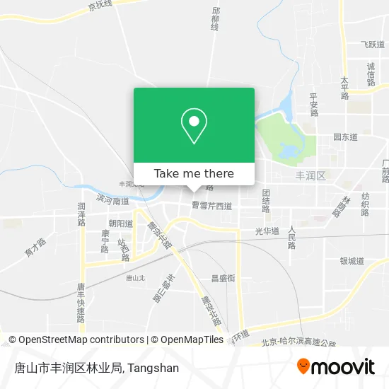 唐山市丰润区林业局 map