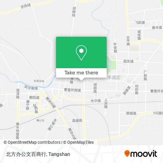 北方办公文百商行 map