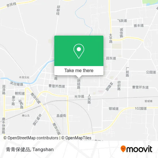青青保健品 map