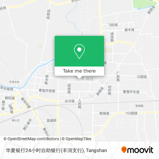 华夏银行24小时自助银行(丰润支行) map