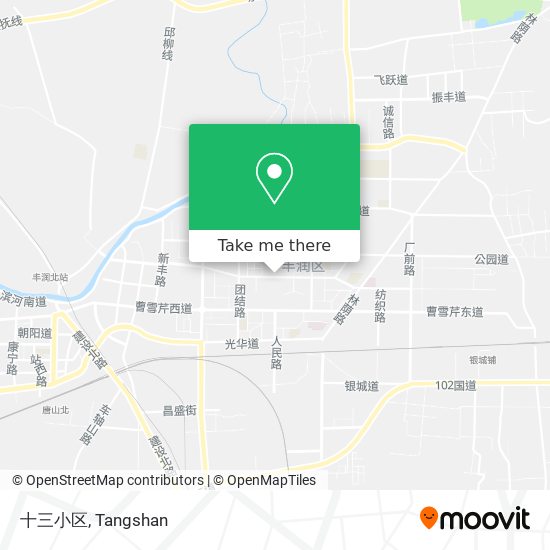 十三小区 map