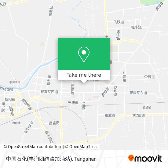中国石化(丰润团结路加油站) map