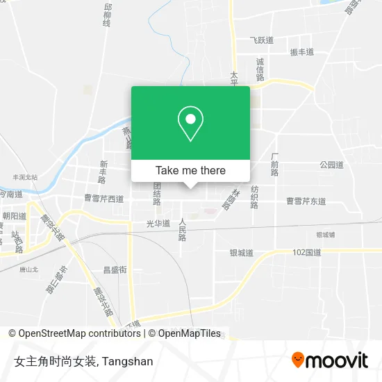 女主角时尚女装 map