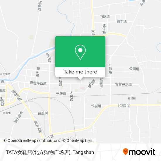 TATA女鞋店(北方购物广场店) map