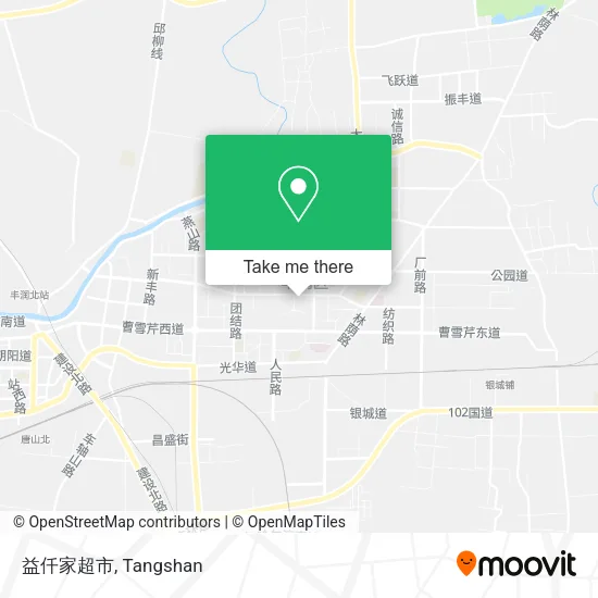 益仟家超市 map
