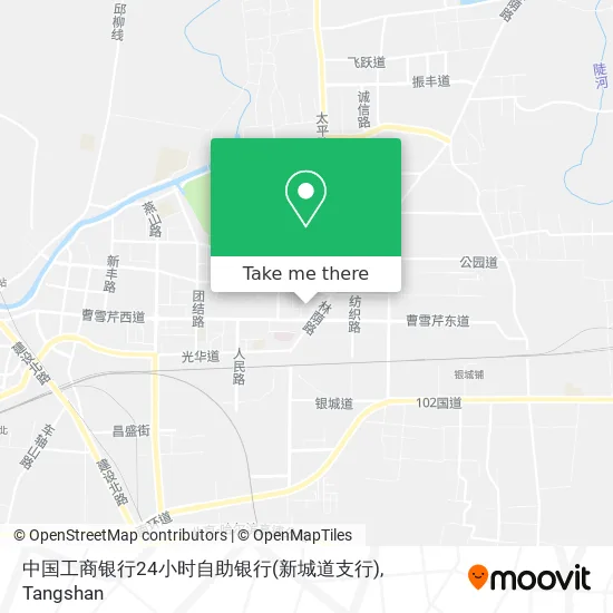 中国工商银行24小时自助银行(新城道支行) map