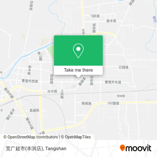 宽广超市(丰润店) map