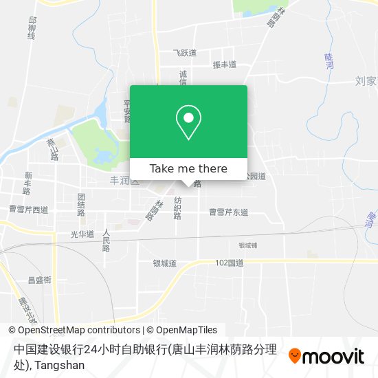 中国建设银行24小时自助银行(唐山丰润林荫路分理处) map