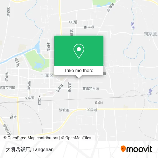 大凯岳饭店 map