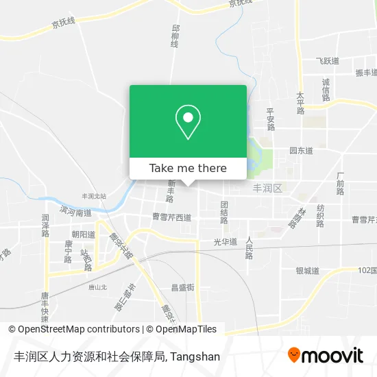 丰润区人力资源和社会保障局 map