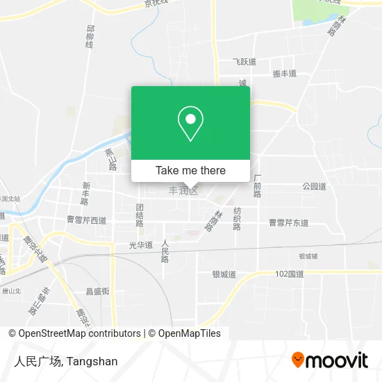 人民广场 map