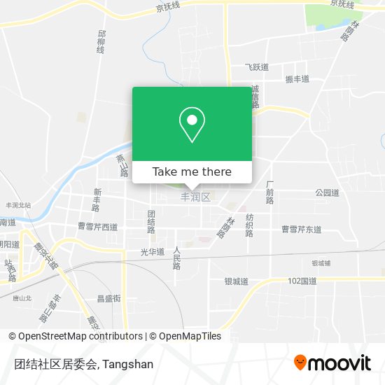 团结社区居委会 map