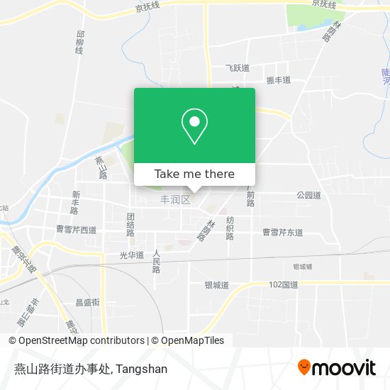 燕山路街道办事处 map