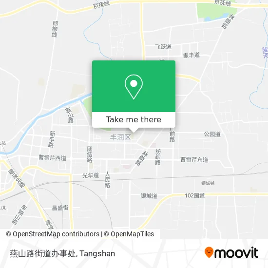 燕山路街道办事处 map