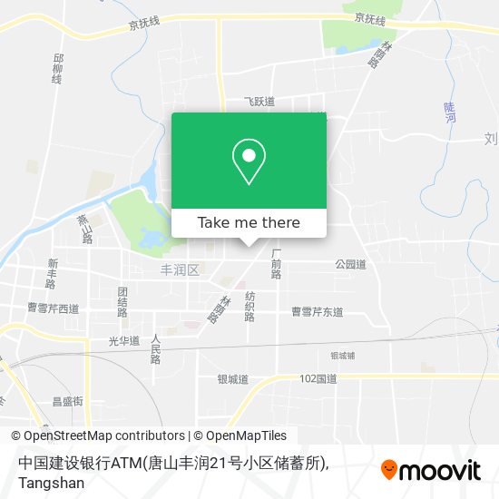 中国建设银行ATM(唐山丰润21号小区储蓄所) map