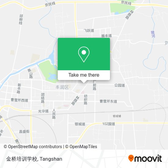 金桥培训学校 map