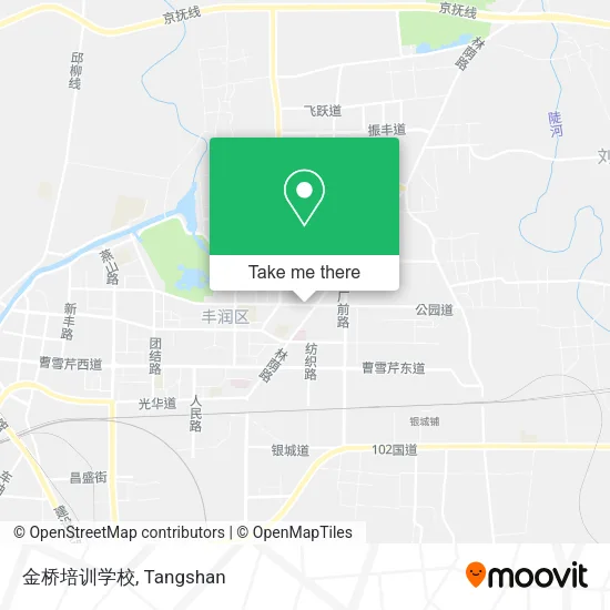 金桥培训学校 map