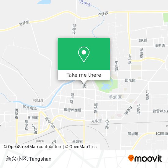 新兴小区 map