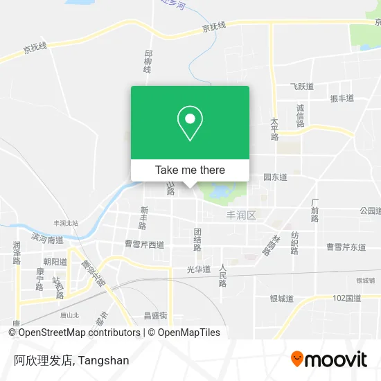 阿欣理发店 map