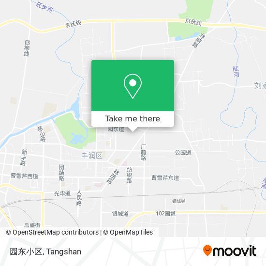 园东小区 map