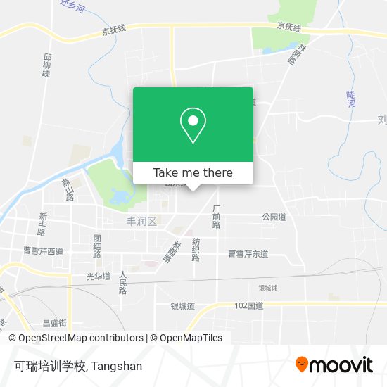 可瑞培训学校 map