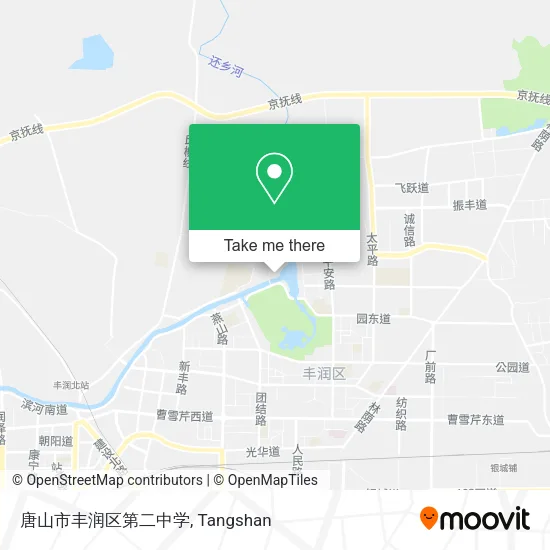 唐山市丰润区第二中学 map
