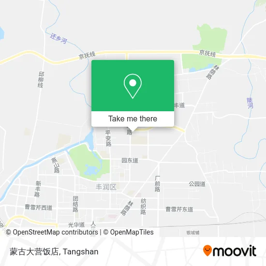 蒙古大营饭店 map