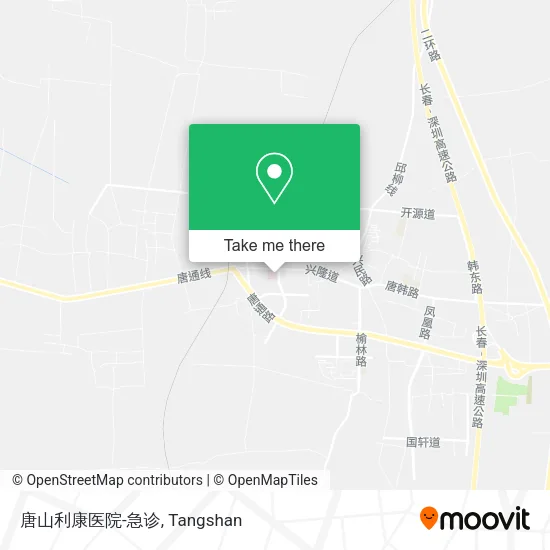 唐山利康医院-急诊 map