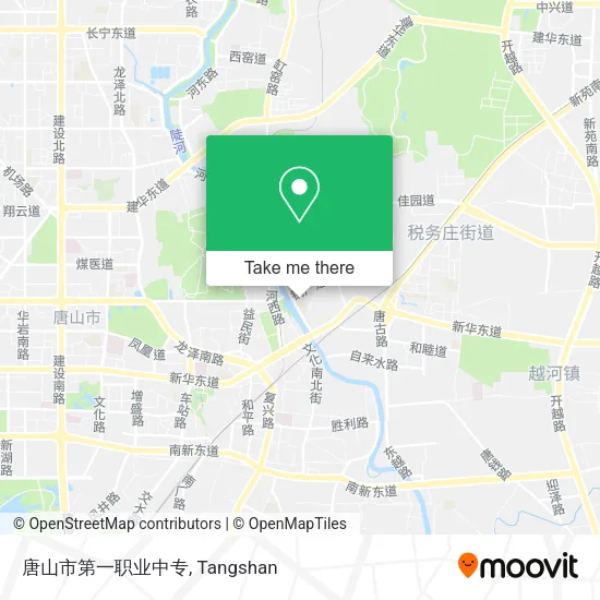 唐山市第一职业中专 map