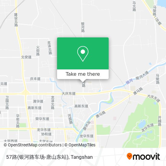 57路(银河路车场-唐山东站) map