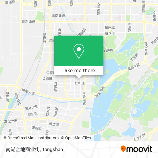 南湖金地商业街 map