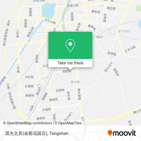 晨光文具(金都花园店) map