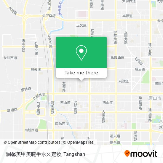 澜馨美甲美睫半永久定妆 map