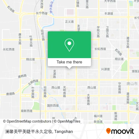 澜馨美甲美睫半永久定妆 map