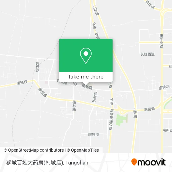 狮城百姓大药房(韩城店) map
