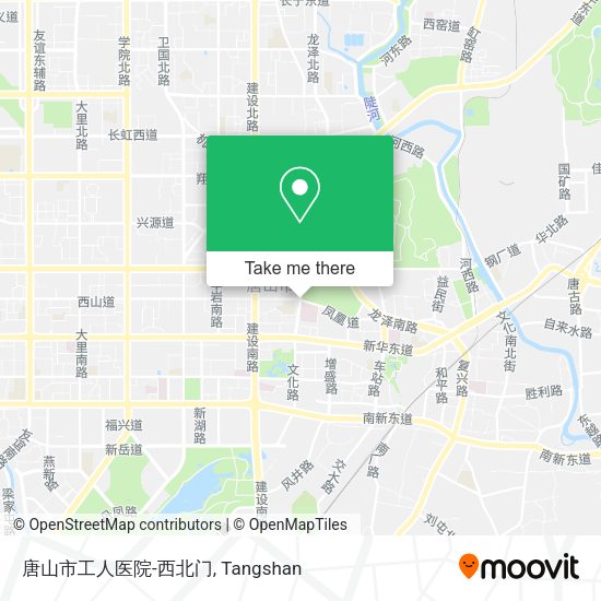 唐山市工人医院-西北门 map