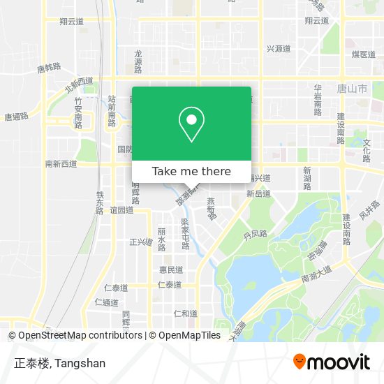 正泰楼 map