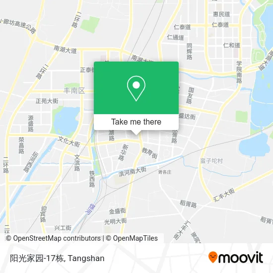 阳光家园-17栋 map