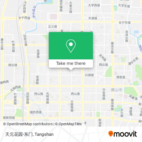 天元花园-东门 map