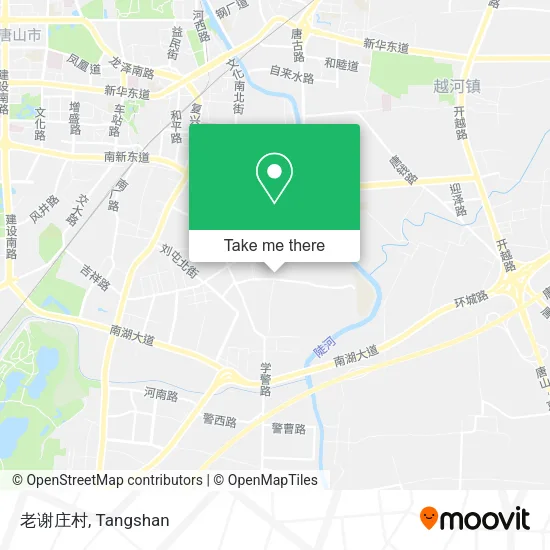 老谢庄村 map