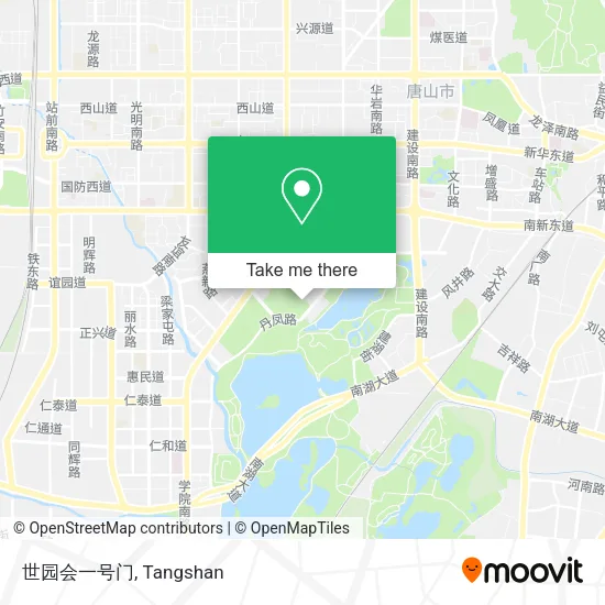 世园会一号门 map