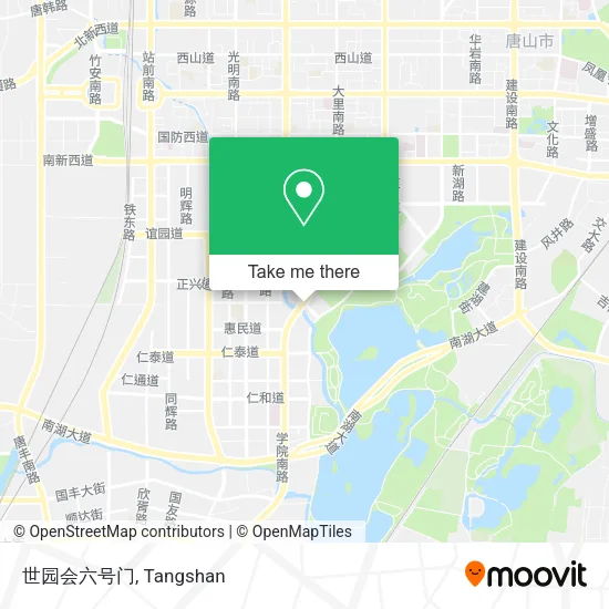 世园会六号门 map