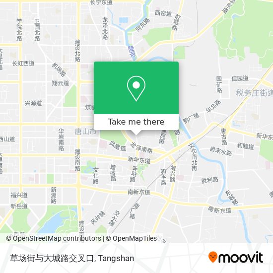 草场街与大城路交叉口 map