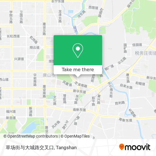 草场街与大城路交叉口 map